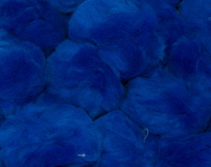2.5 Inch Royal Blue Large Craft Pom Poms 15 Pieces