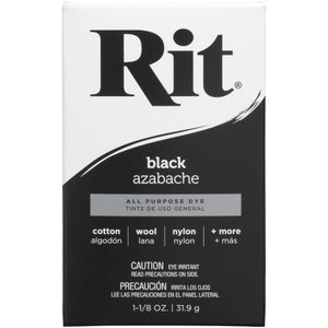 BLACK RIT DYE 15 Azabache Tinte 3 Choices Liquid Bottle or Powder
