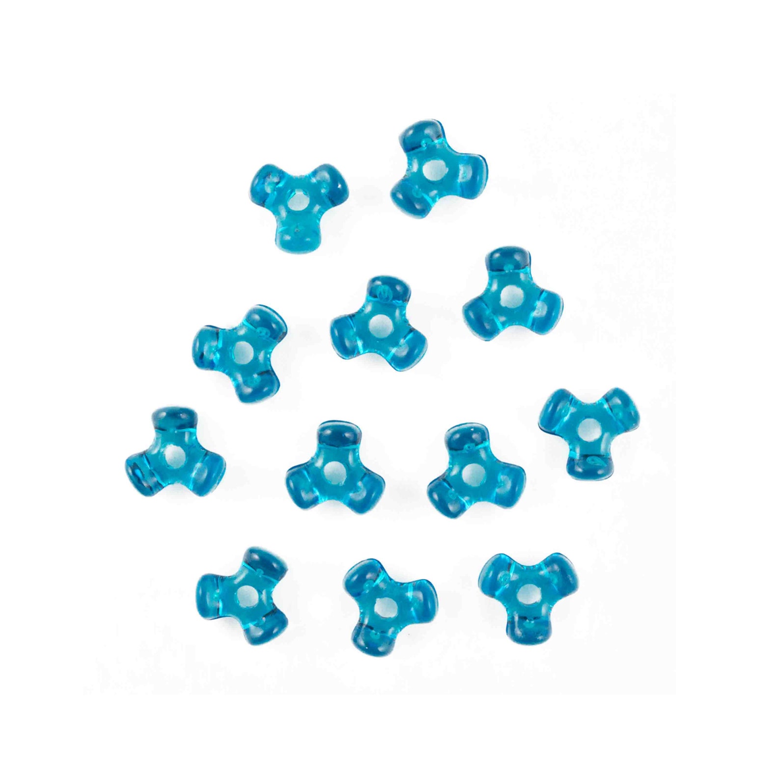 11 Mm Acrylic Tribeads Bulk 1,000 Pieces 25 Colors Available Etsy