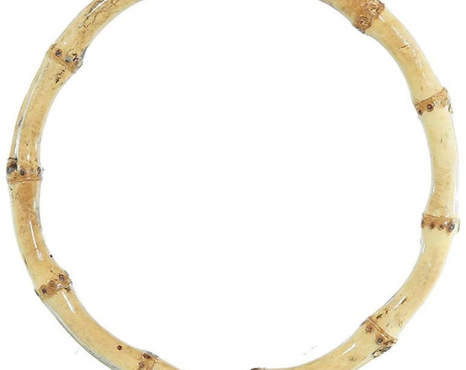5 inch Natural Bamboo Ring 1/4 inch Thick  1 Piece
