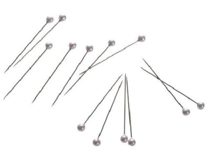 2" Darice Pearl Head Pins 144 Pieces 38003