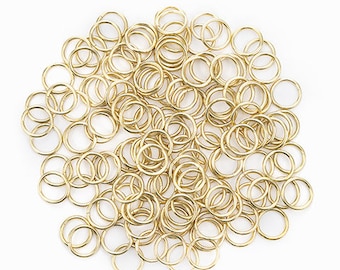 Darice Bulk Buy DIY Metal Ring Gold 1 inch (144-Pack) 1711