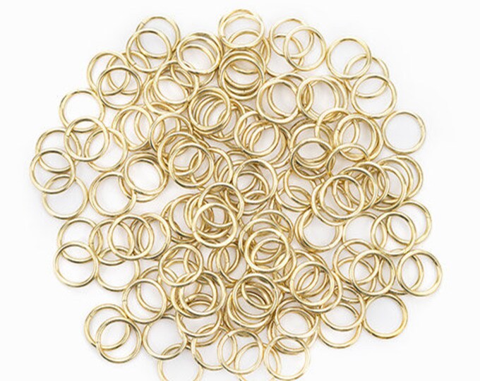 Darice Bulk Buy DIY Metal Ring Gold 1 inch (144-Pack) 1711