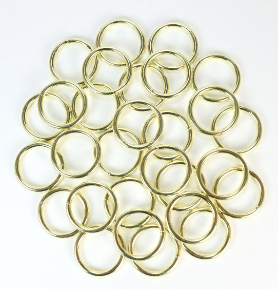 1 Inch Gold Metal Rings Hoops for Crafts Bulk Wholesale 100 