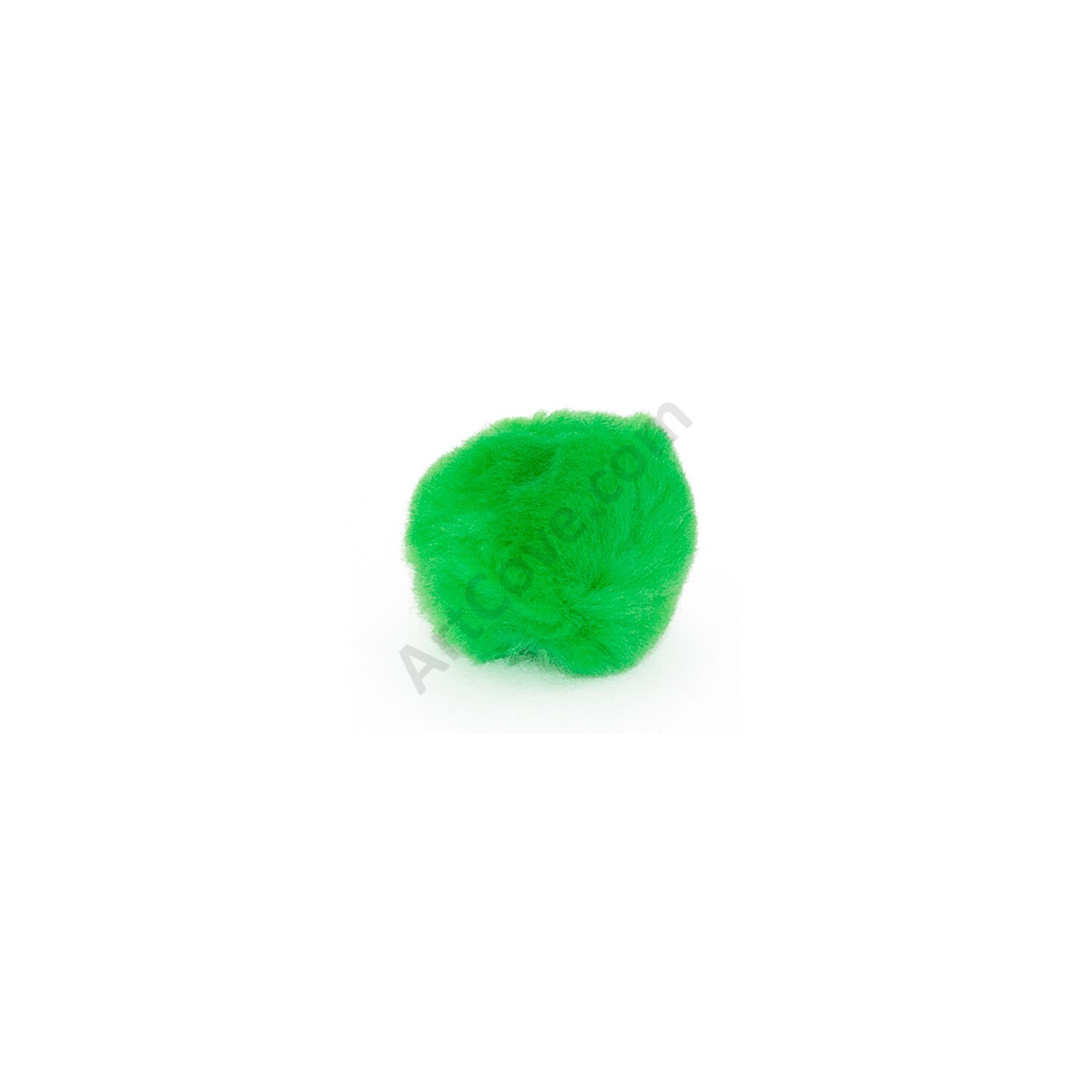 1-1/2 inch Neon Green Craft Pom Poms 50 Pieces Pom Pom Balls