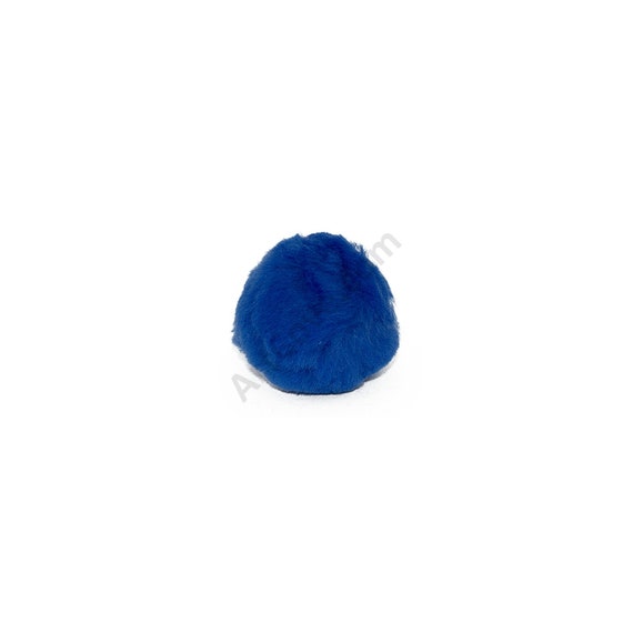 1/2 inch Light Blue Mini Craft Pom Poms 100 Pieces