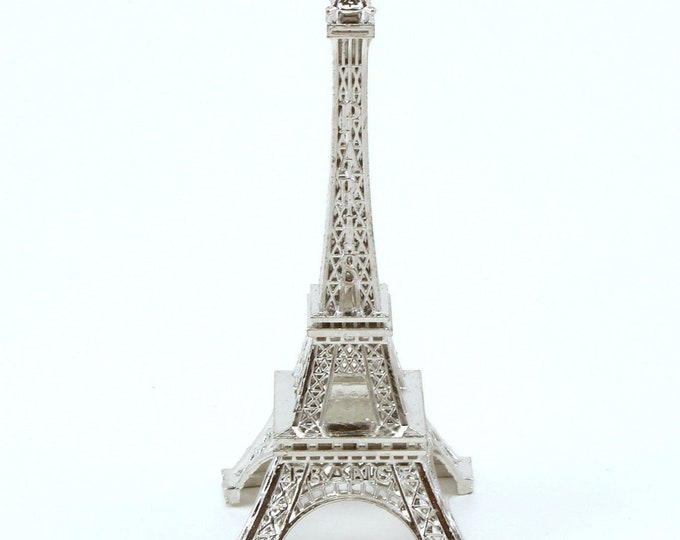 6 inch Silver Small Eiffel Tower Statue Figurine Replica Souvenir 1 Piece