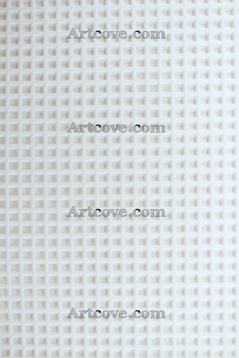 7 Mesh Count Plastic Canvas Sheet 10.5 x 13.5 Inch 30 Colors [1 Sheet] image 2
