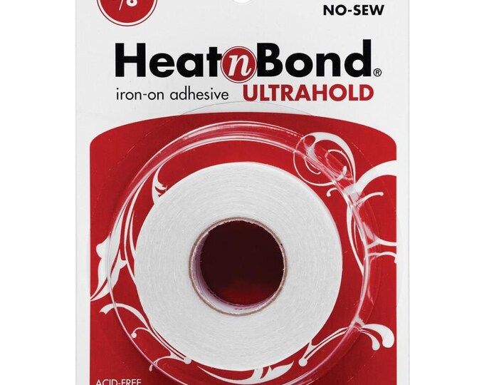 HeatnBond Ultrahold Iron-On Adhesive 0.875 inch X 10 yards