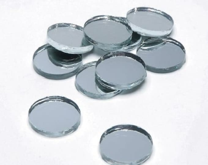 0.5 Inch Darice Round Mirrors 10 Pieces 1613-41
