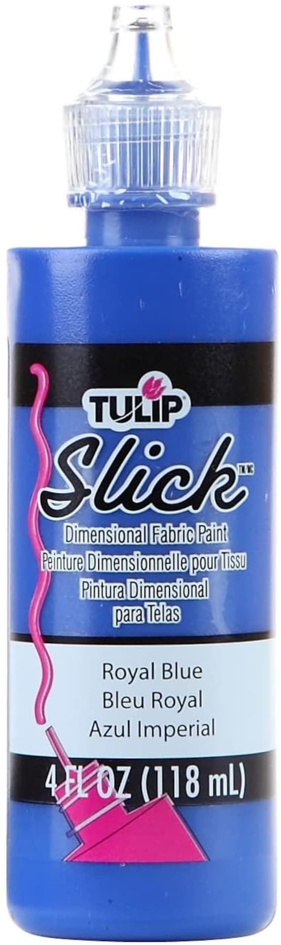 Slick Royal Blue Tulip Dimensional Fabric Paint 4oz 