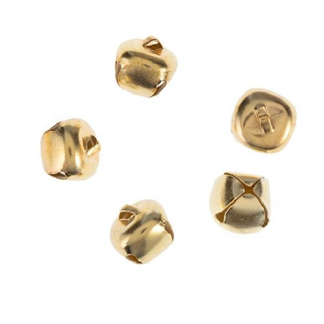 5/8 Inch Darice Gold Jingle Bells 36 Pieces 1099-18 - Etsy
