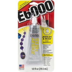 E6000 Fabri-Fuse Fabric Adhesive Glue (4-Ounce), for Rhinestones