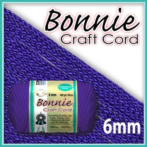 Pepperell Bonnie Macrame Craft Cord 6mmX100yd (White)