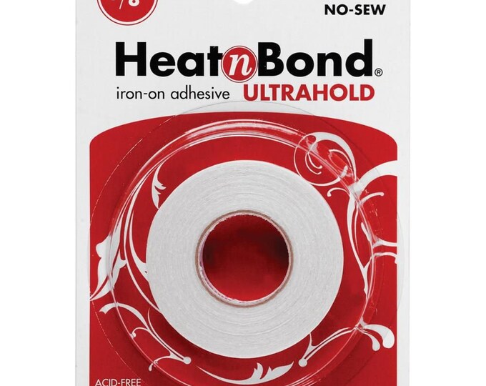 HeatnBond Ultrahold Iron-On Adhesive 0.375"X10 Yards