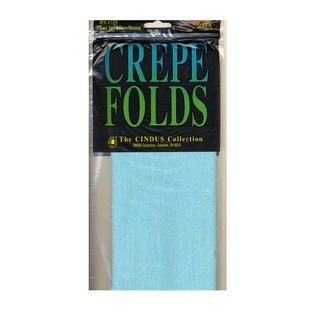 Light Blue Cindus Crepe Paper Folds 20 Inch. X 7.5 Ft. - Etsy