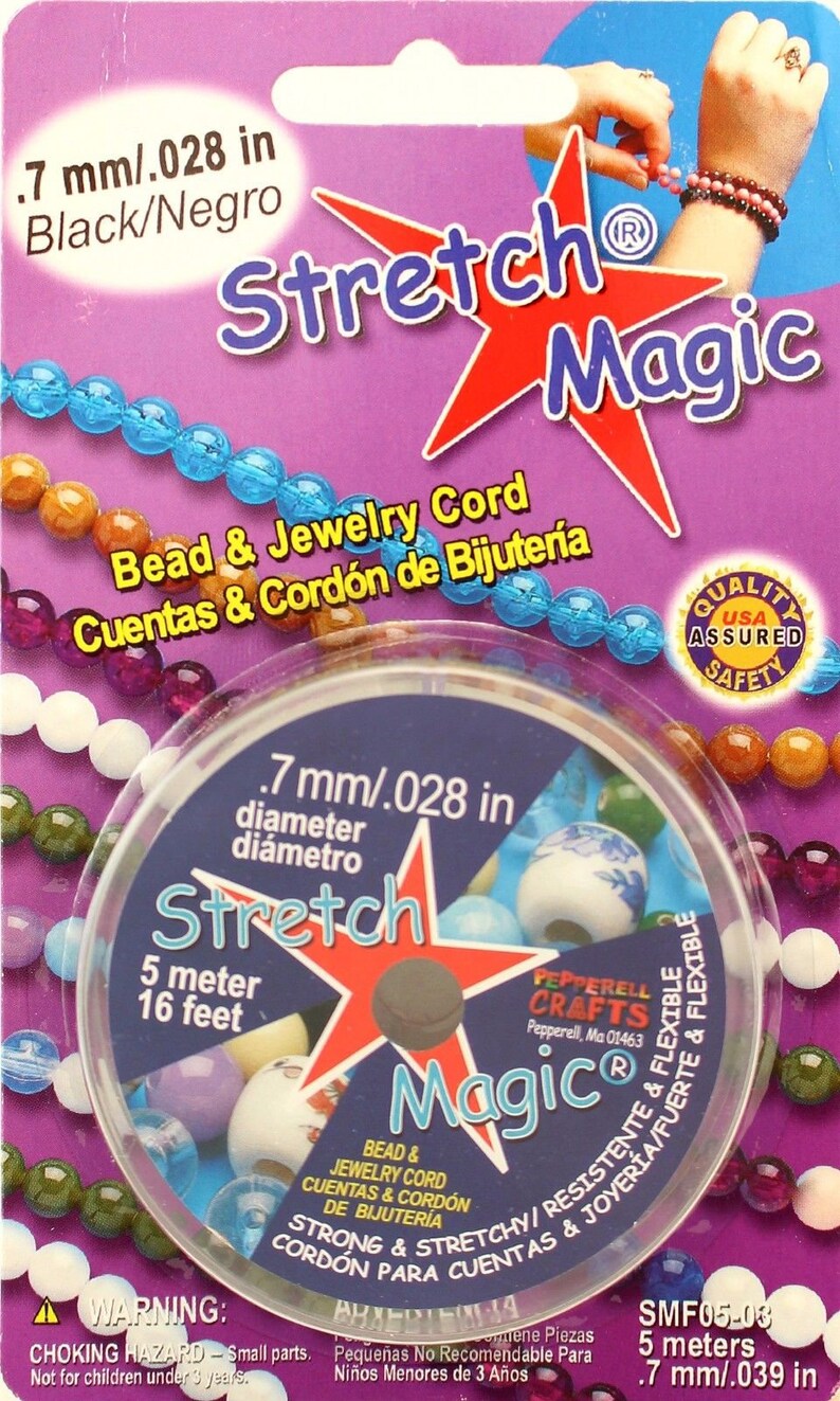 Stretch Magic Elastic Beading & Jewelry Cord Sizes .5mm .7mm Etsy