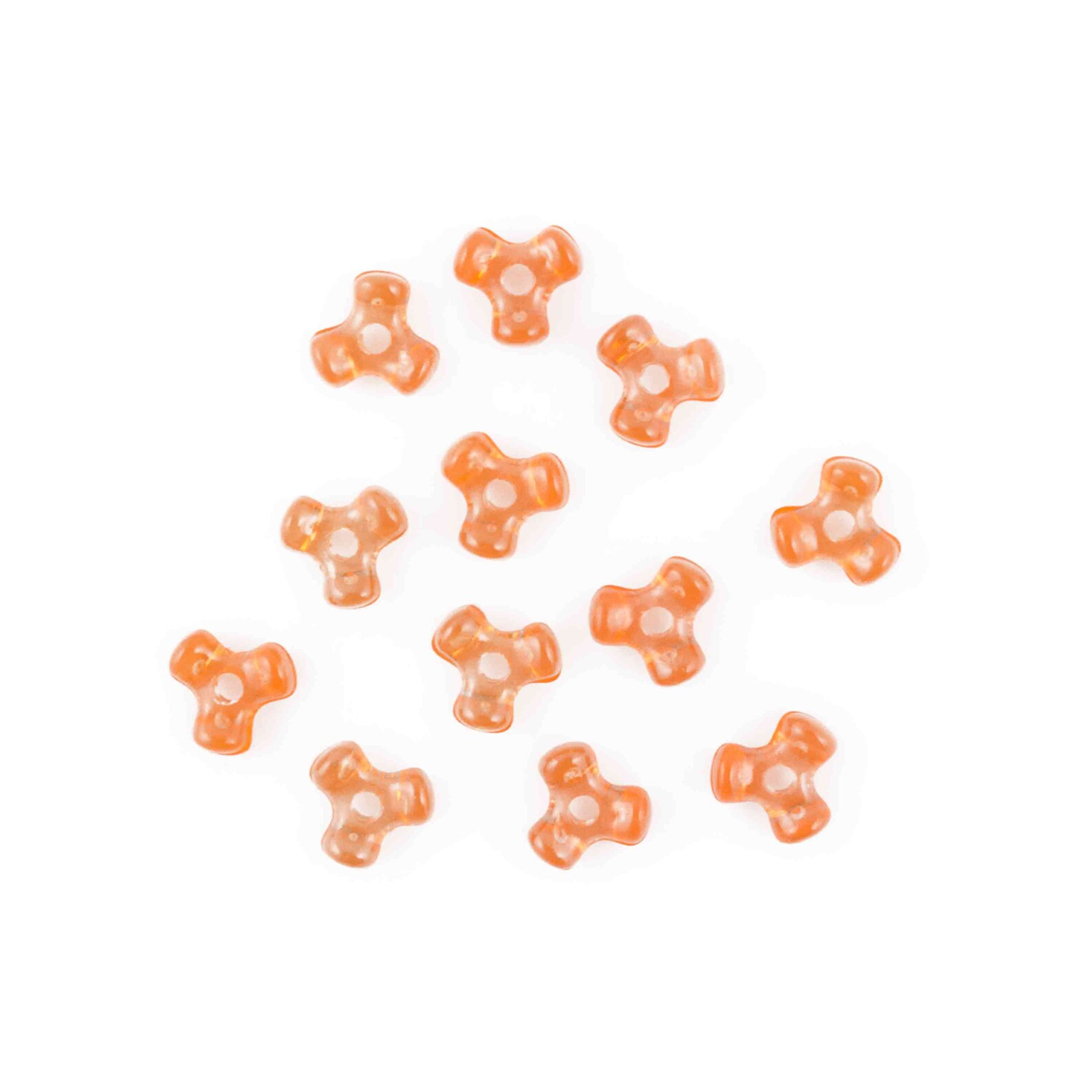 11 Mm Acrylic Tribeads Bulk 1,000 Pieces 25 Colors Available Etsy