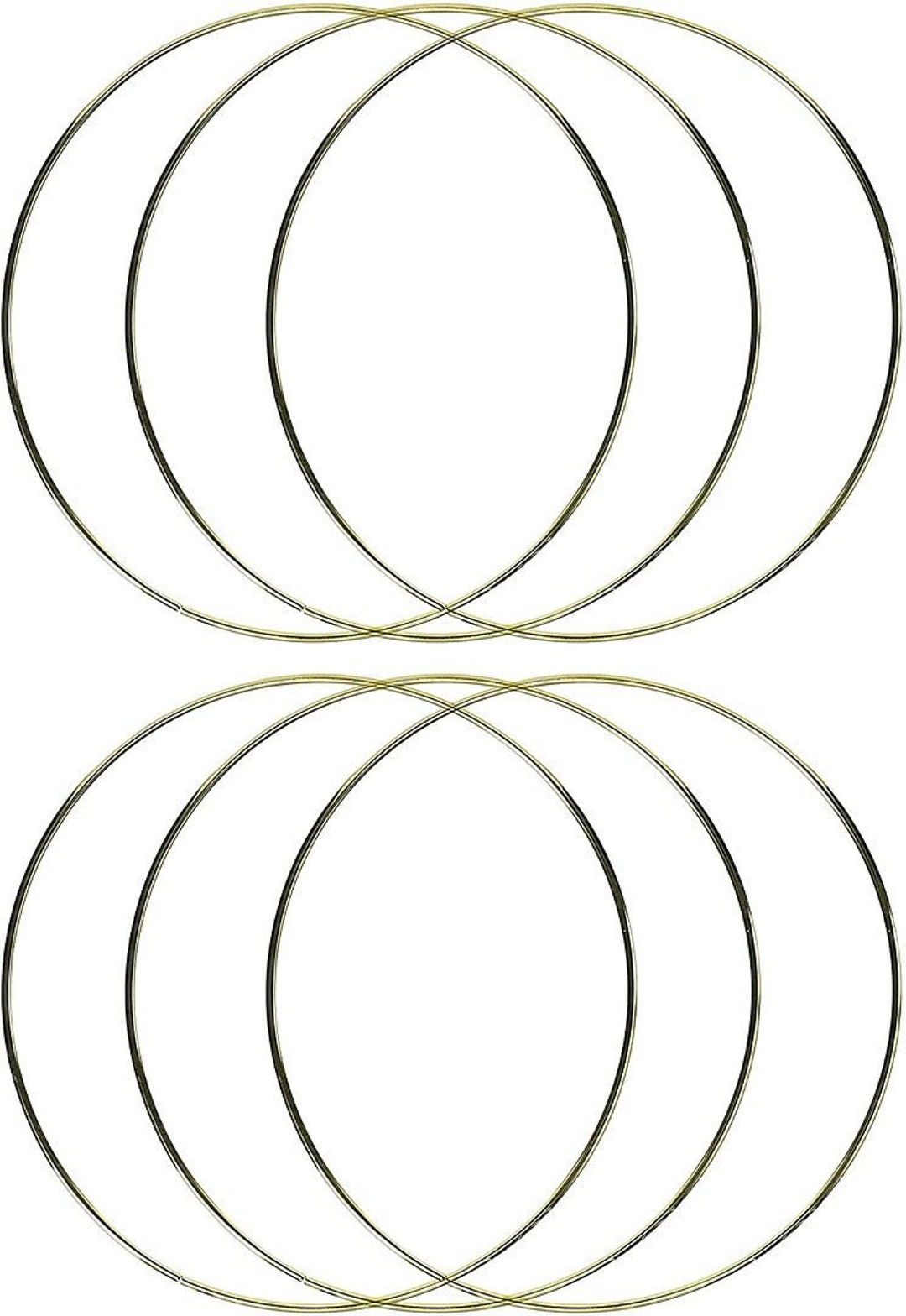 10 Inch Gold Metal Rings Hoops for Crafts Bulk Wholesale 6 Pieces - Etsy