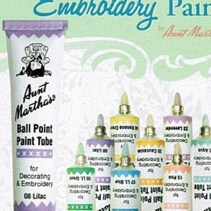 Aunt Martha's Ballpoint Paint Tubes 1oz 8/Pkg Primary Colors 