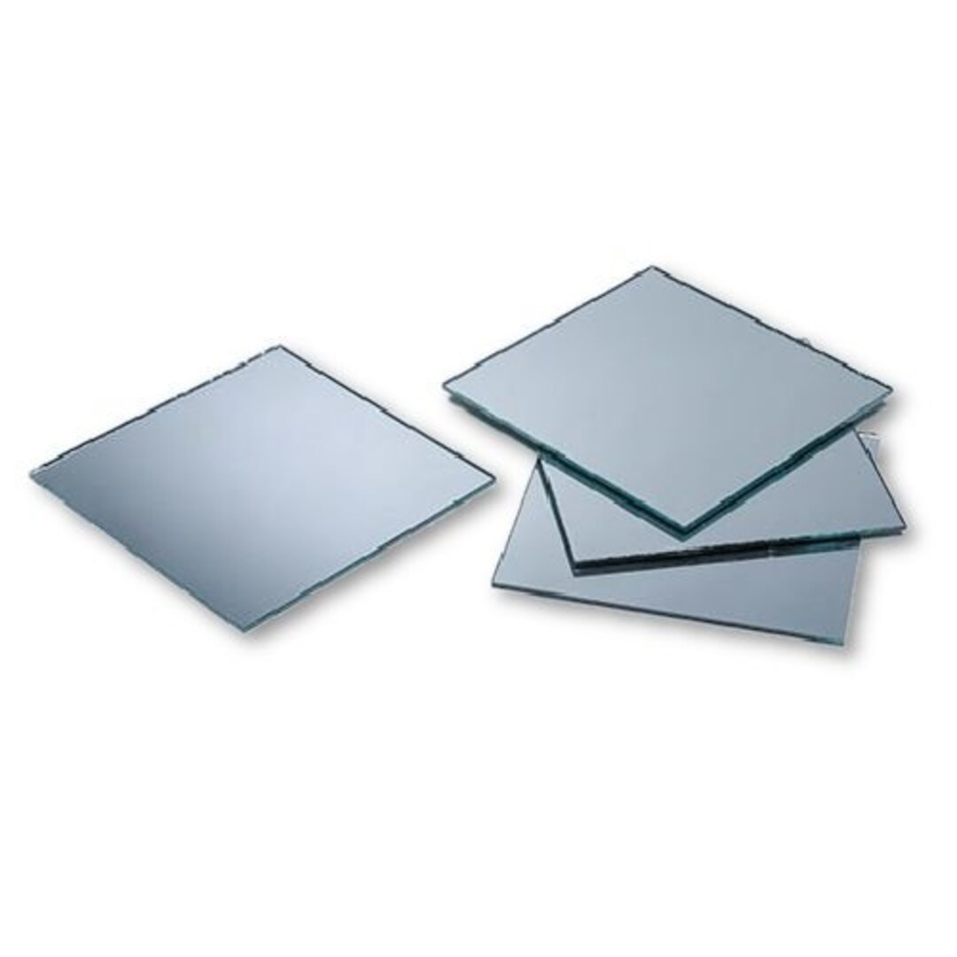 4 Inch Square Mirrors 12 Pieces Also Square Mosaic Mirror Tiles 