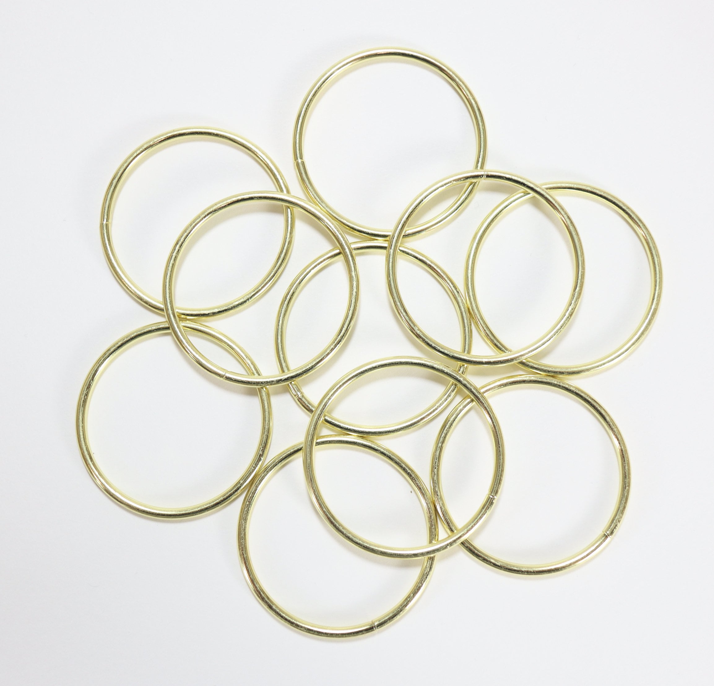 5 Inch Gold Metal Rings Hoops for Crafts Bulk Wholesale 12 