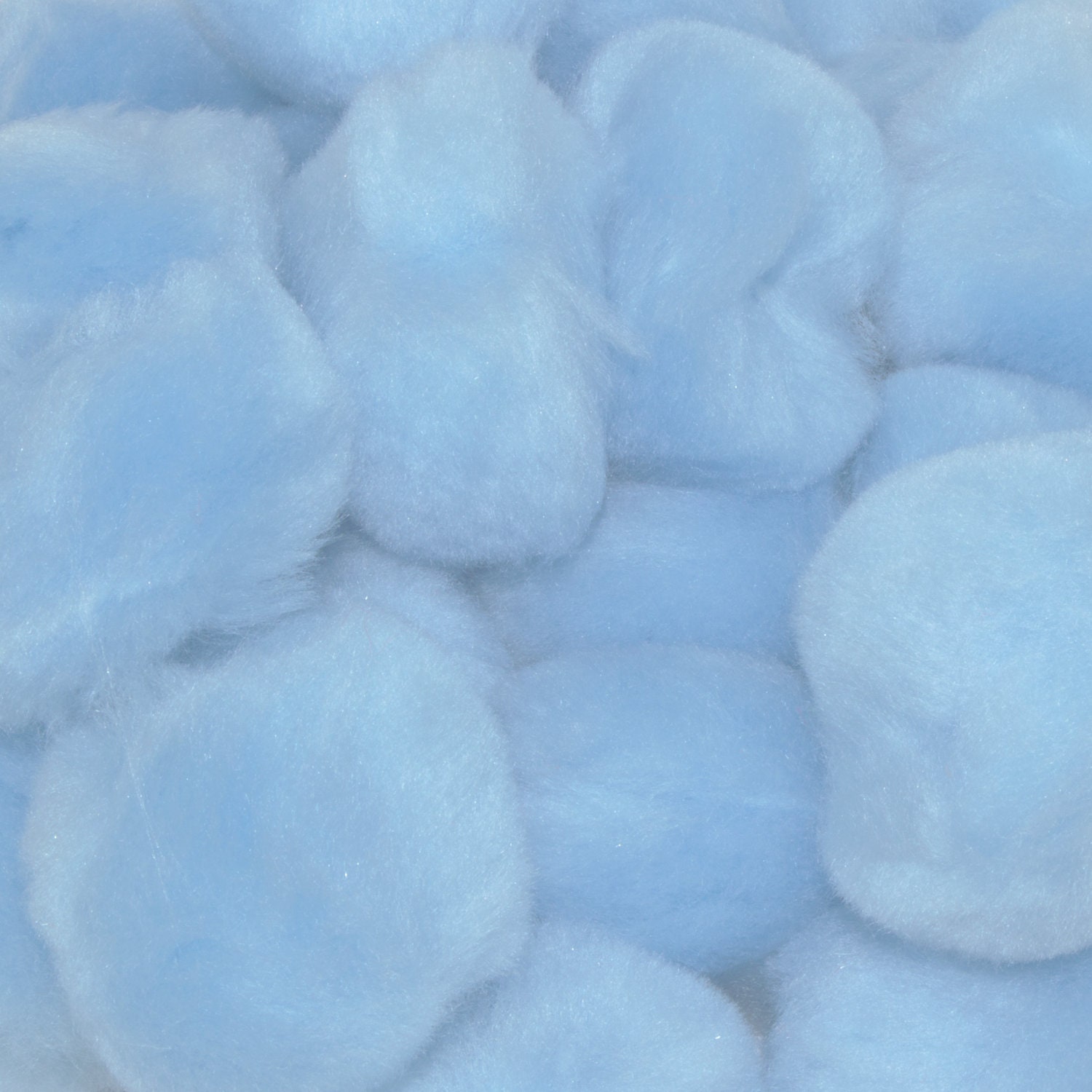 1.5 Inch Royal Blue Craft Pom Poms 50 Pieces 