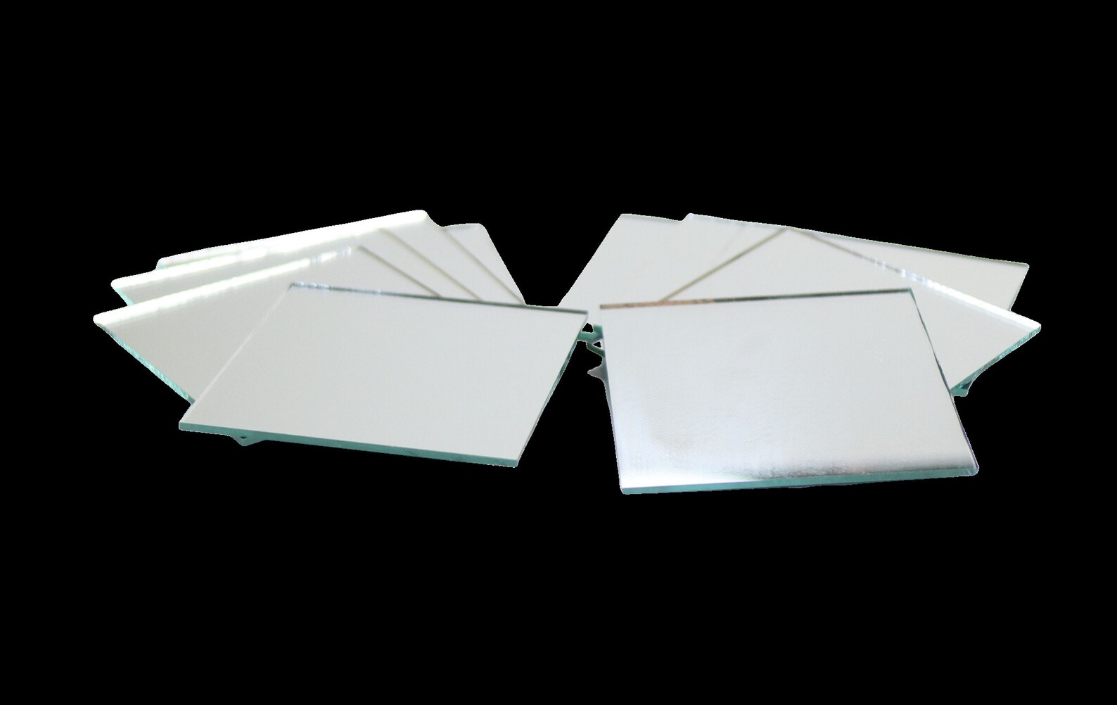 3 Inch Glass Craft Small Square Mirrors Bulk 100 Pieces Mosaic Etsy