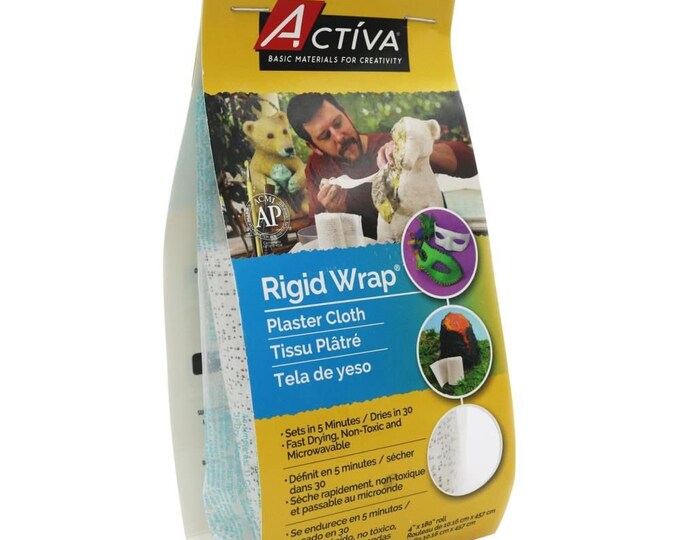Activa Rigid Wrap Plaster Cloth 4 inch X 15 Feet