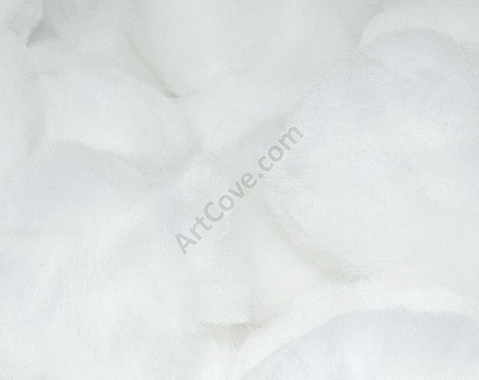 2.5 Inch White Large Craft Pom Poms 15 Pieces