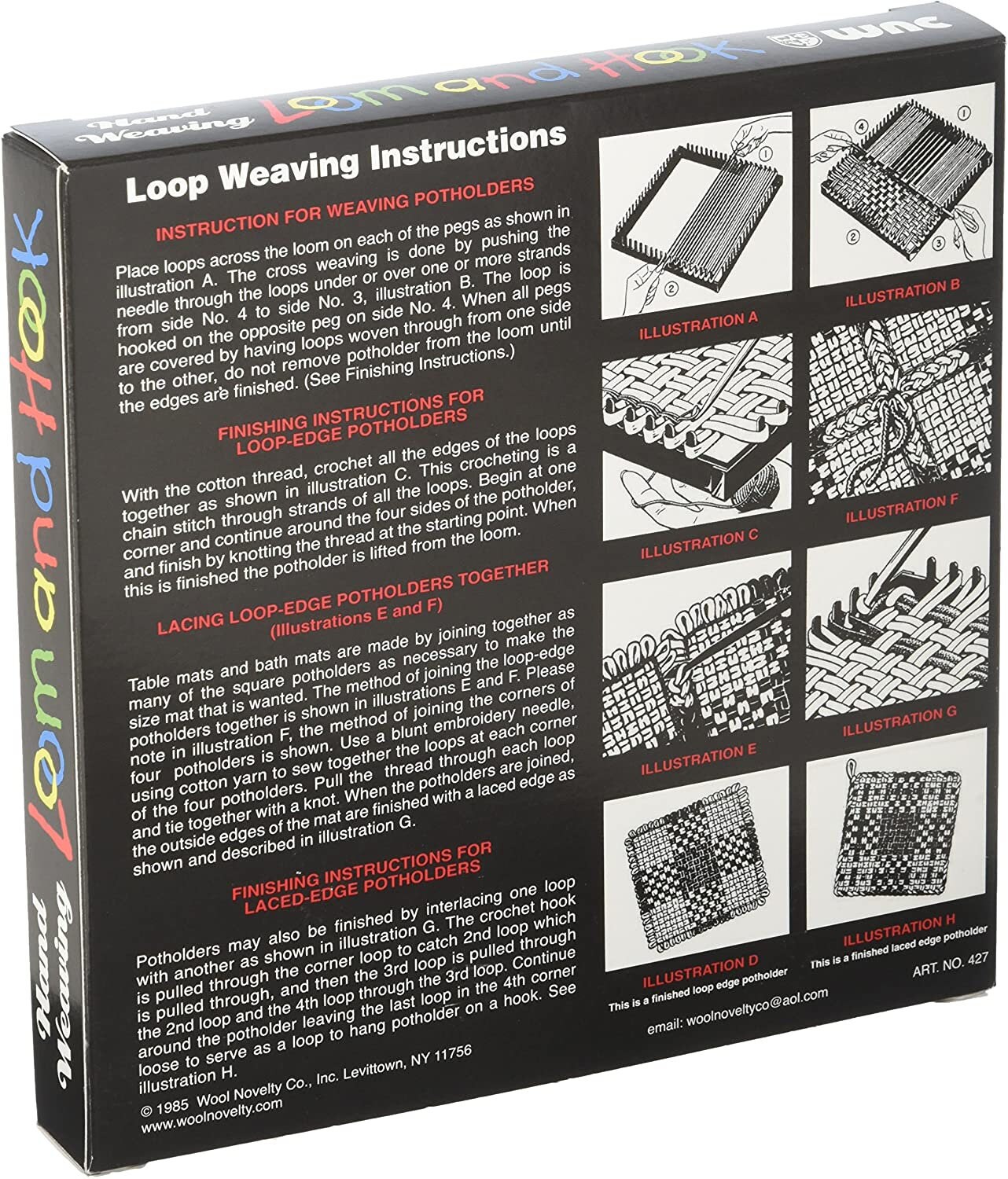 Wool Novelty Plastic Hand Weaving Loom & Hook Etsy