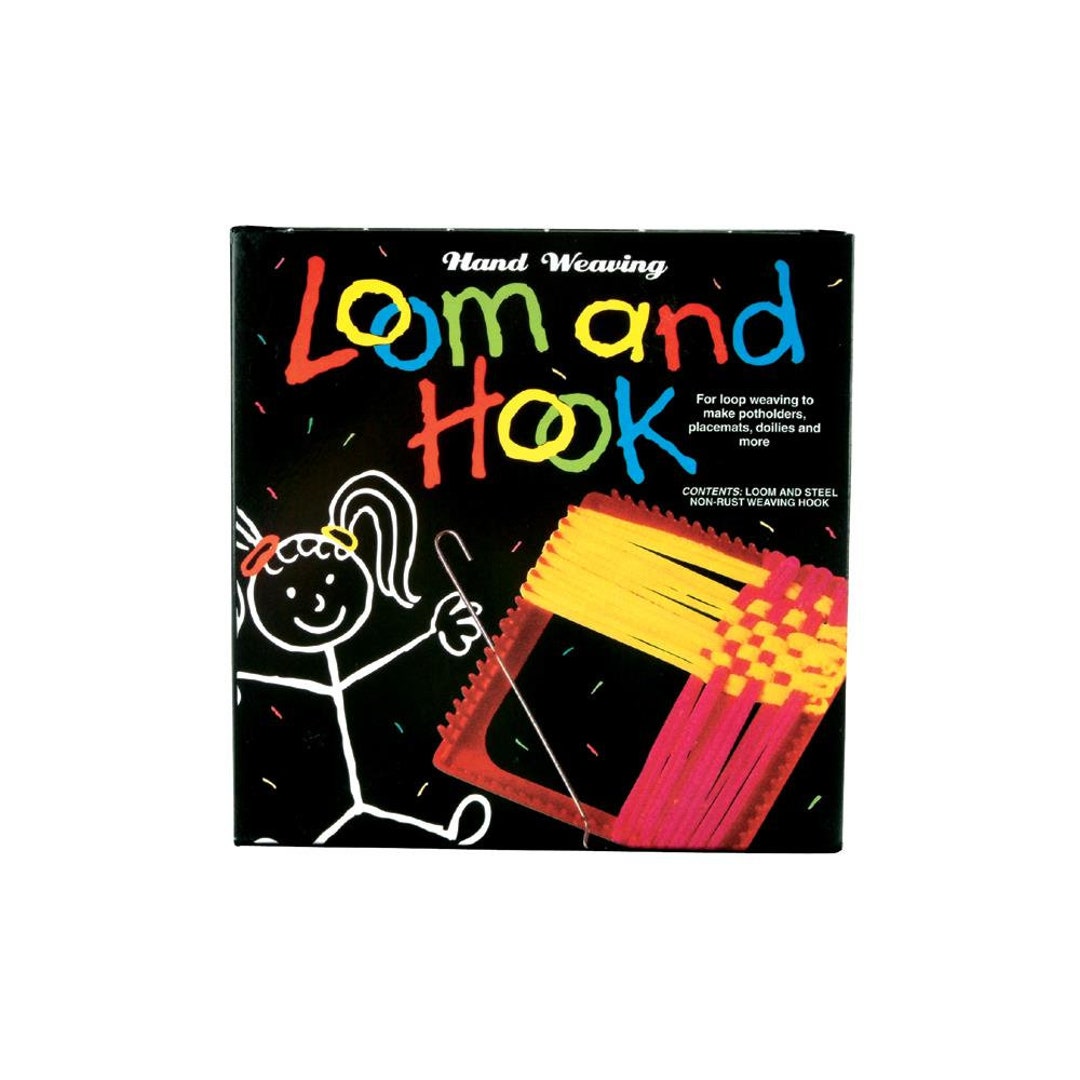 Wool Novelty Plastic Hand Weaving Loom & Hook Etsy UK