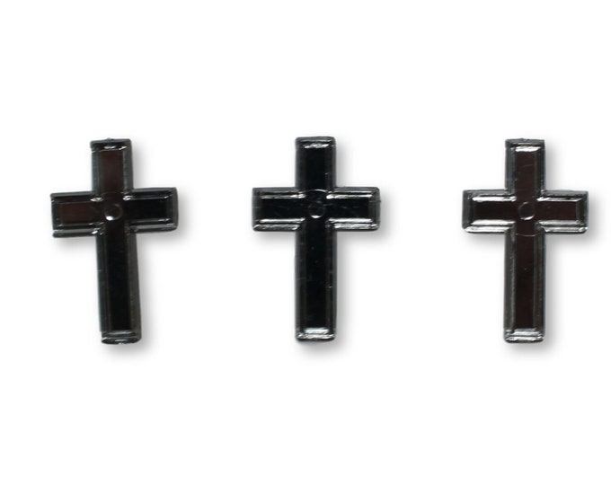 Mini Crosses Acrylic Charms Capias 24 Pieces