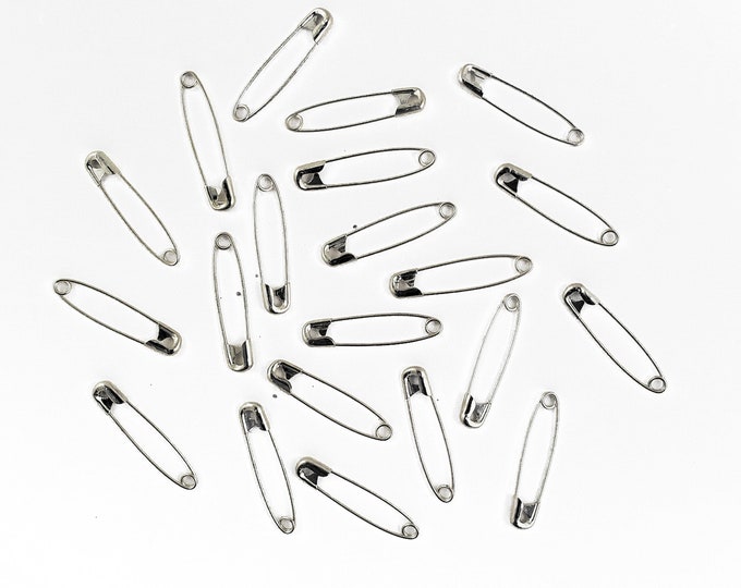 Silver Safety Pins Size 2 - 1.5 Inch 144 Pieces Premium Quality