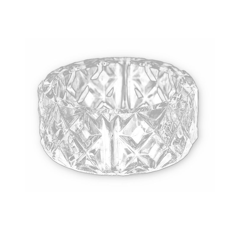 Clear Crystal Plastic Napkin Holder Rings Bulk 24 Pieces Etsy