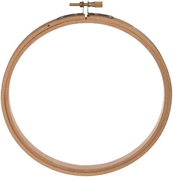 9 inch embroidery hoop with rounded edges