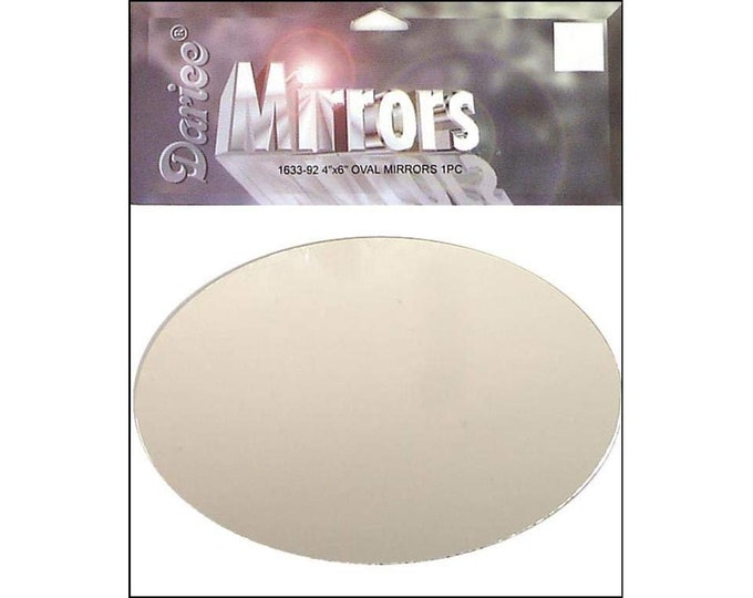 4" x 6" Darice Oval Mirror 1 Piece 1633-92