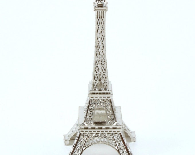 3 inch Silver Mini Eiffel Tower Statue Figurine Replica Souvenir 1 Piece