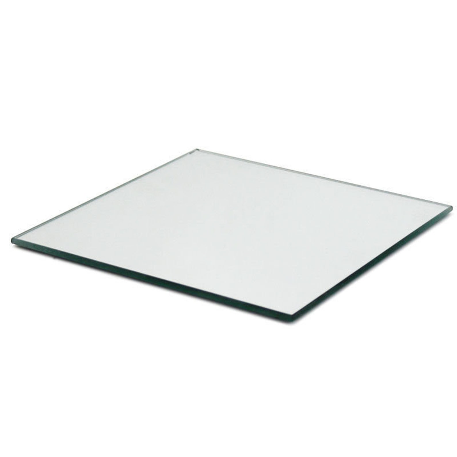 4 Inch Glass Craft Small Square Mirror 1 Piece Square Mosaic Mirror ...