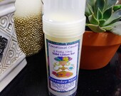Lavender Mint Solid Lotion Bar Moisturizer, Essential Oil Lotion Tube, Travel Lotion, All Natural Body Butter