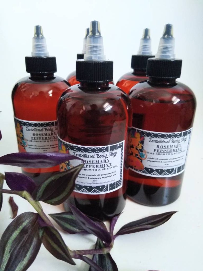 Rosemary Peppermint Hair Scalp for Growth Softness Sheen Etsy