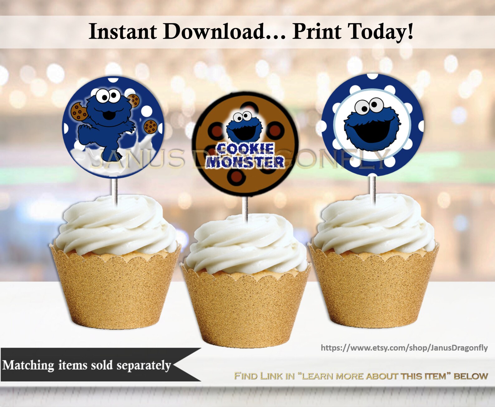 COOKIE MONSTER Milk Cookies 3 Sizes Available Etsy COOKIE MONSTER Milk Cookies 3 Sizes Available Etsy