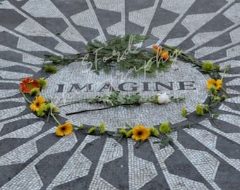 John Lennon, Imagine, Strawberry Fields, Central Park, NYC, New York, NY