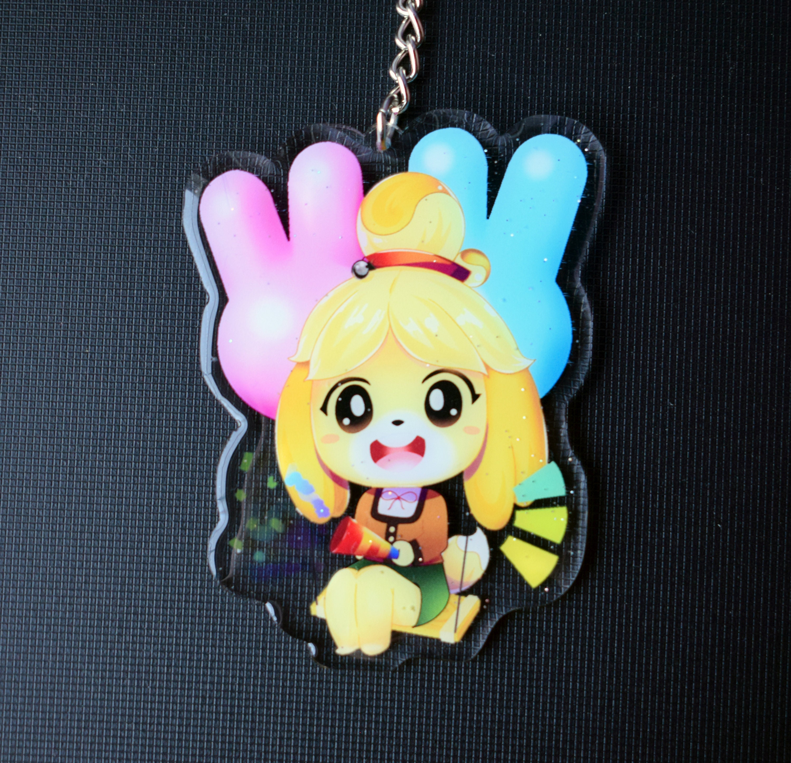 2+ NEW NWT Animal Crossing Nintendo Leaf String Bag + Isabelle Keychain Isabelle Digby Cyrus(H1.5 main image 2