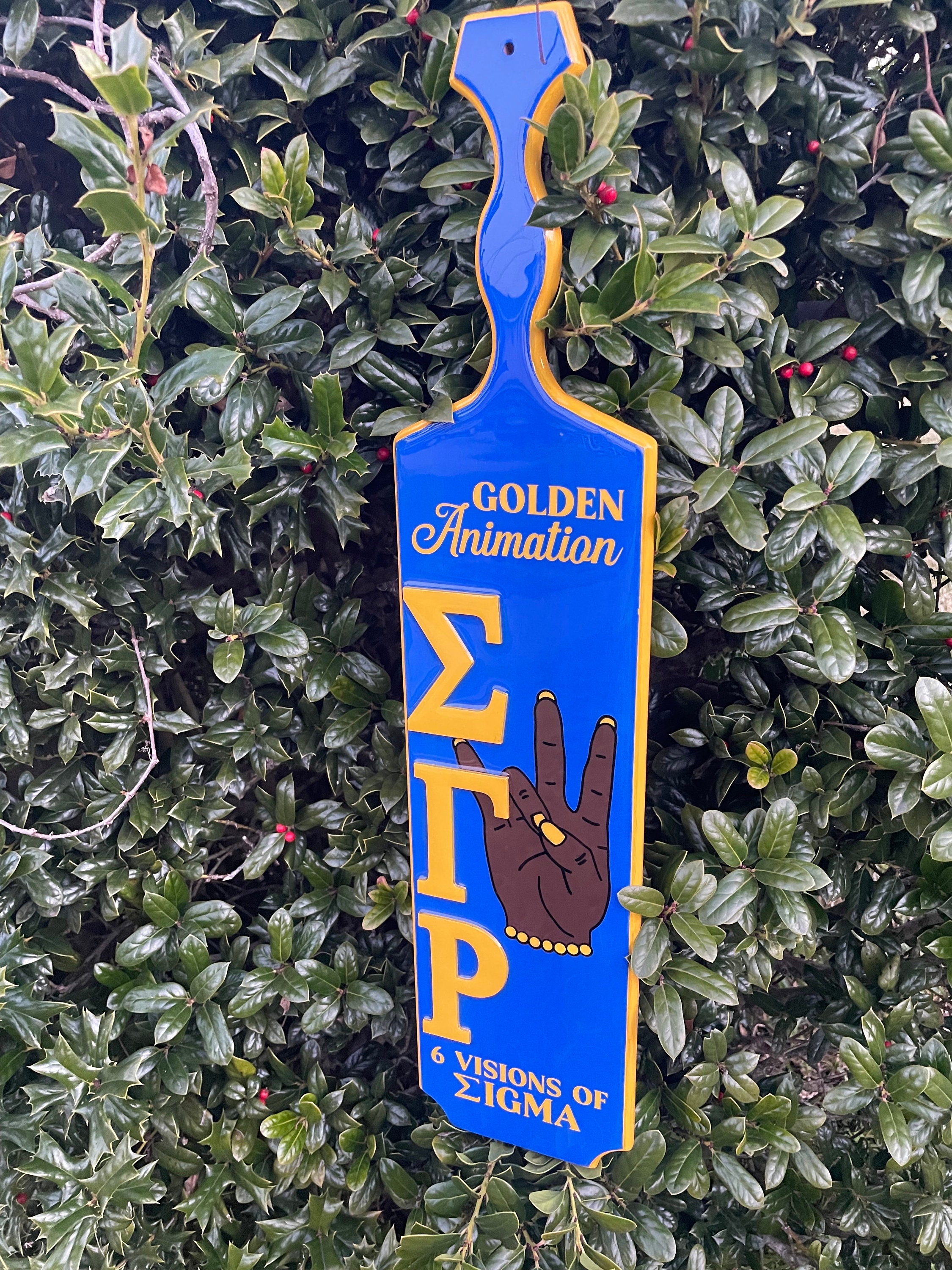 Custom Greek Paddle Alpha Phi Alpha, Alpha Kappa Alpha, Delta Sigma Theta, Kappa Alpha Psi, Omega Psi Phi, Sigma Gamma Rho, Zeta Phi Beta