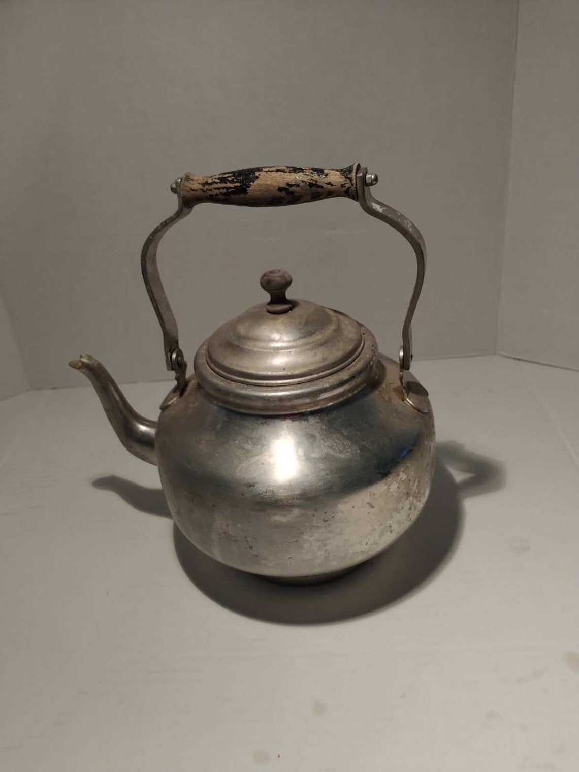 Vintage Pewter Teapot Made in Holland Etsy