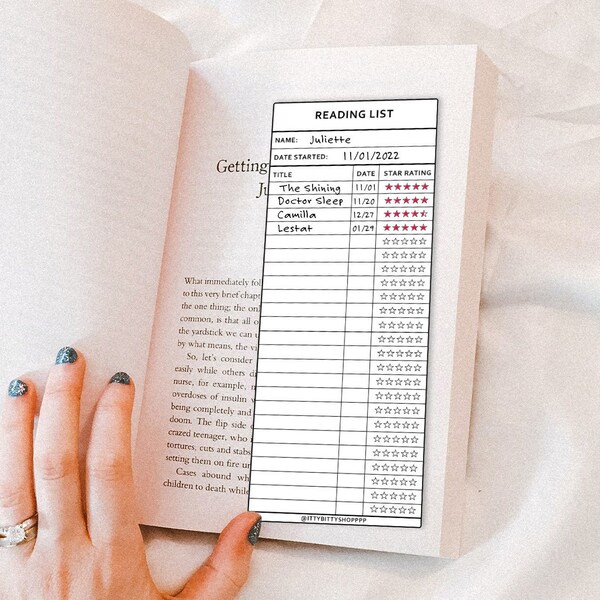 Star Bookmark - Etsy