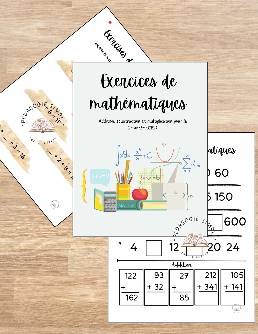 Exercices De Mathématiques 2e Année (CE2) - Math Worksheet for Grade 2 ...