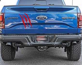 Ford F150 Raptor SVT bed tailgate claw Scratch graphics decal sticker 22"