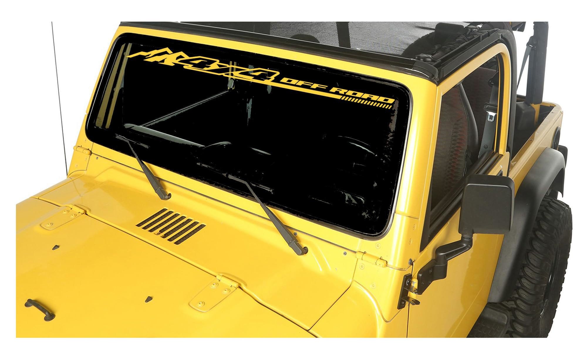 Windshield banner 4x4 OFF ROAD vinyl decals stickers custom graphic  lettering Vehicle Sun Visor Strip, Sun Shade, Decal, Sticker - Premium Q